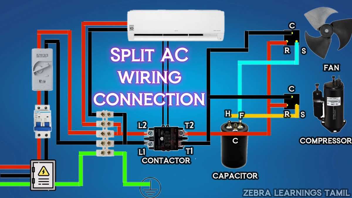wiring diagram for ac condenser