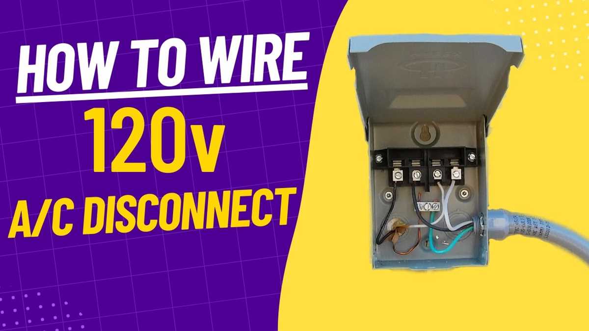wiring diagram for ac disconnect