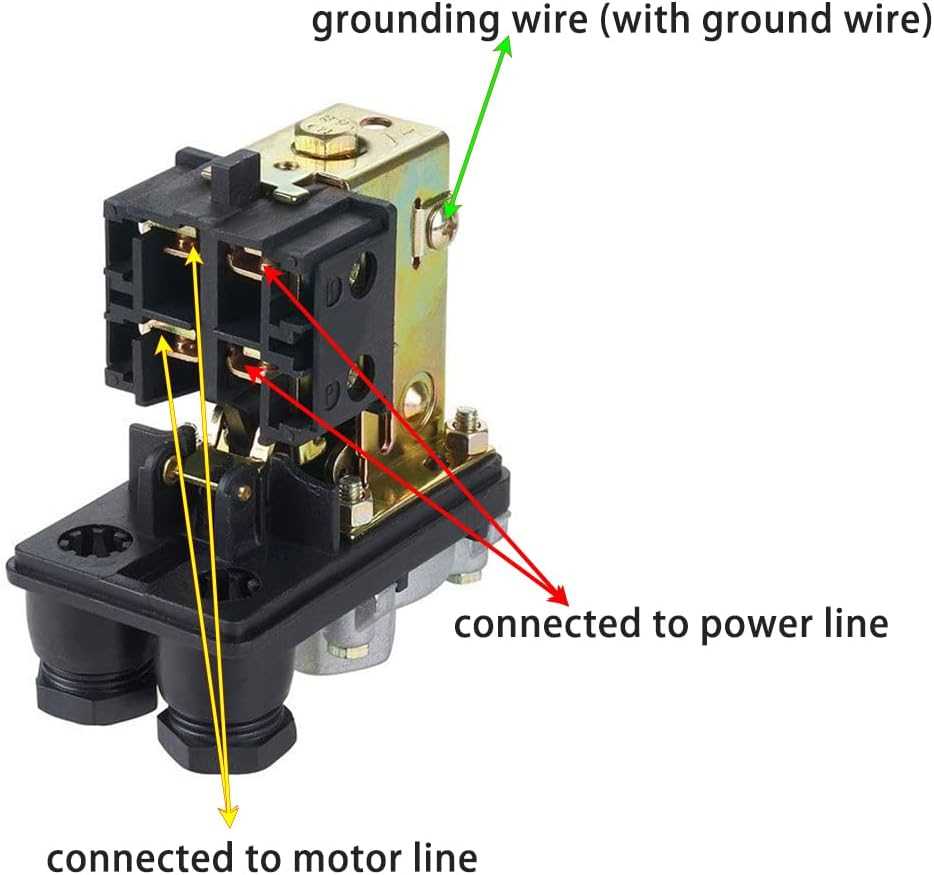 wiring diagram for air compressor pressure switch