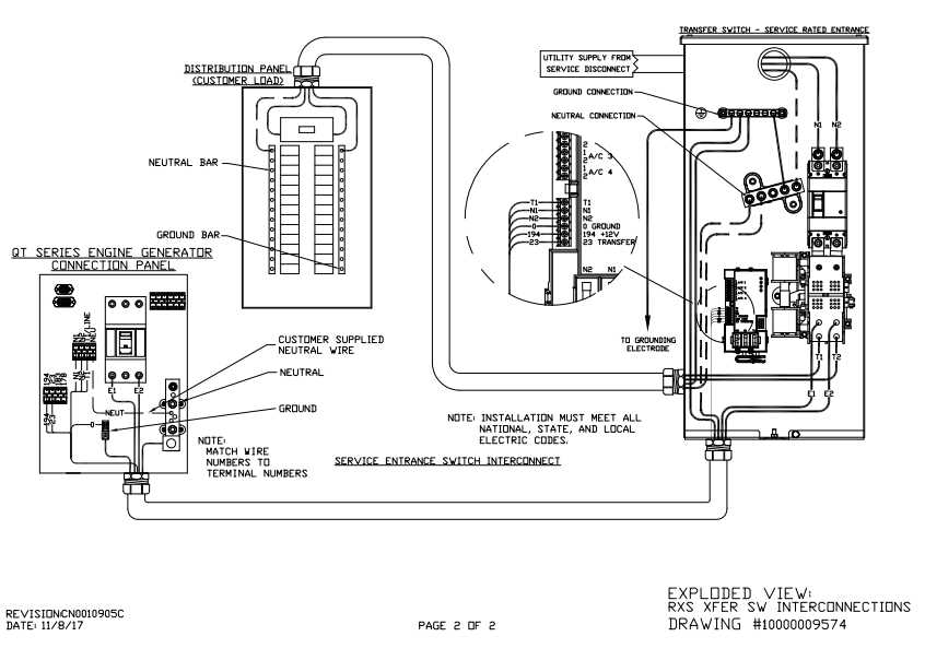 wiring diagram for generac generator