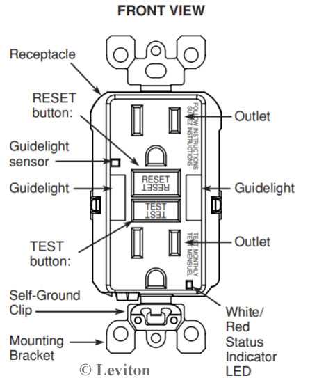 wiring diagram for gfci and light switch