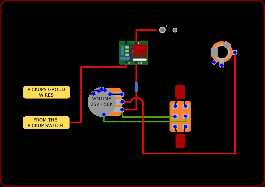 wiring diagram for guitar