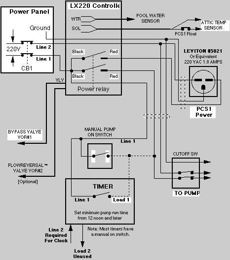 wiring diagram for pool light