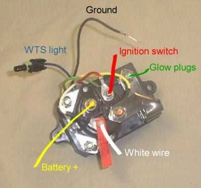 wiring diagram glow plug relay