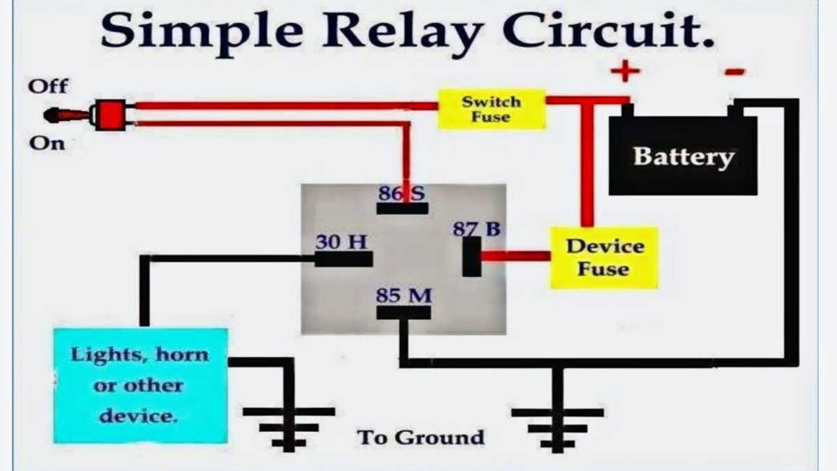 wiring diagram of horn