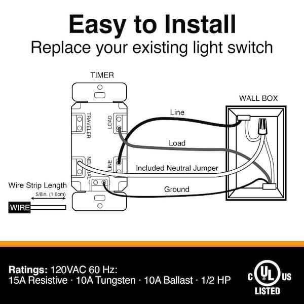 wiring diagram timer switch