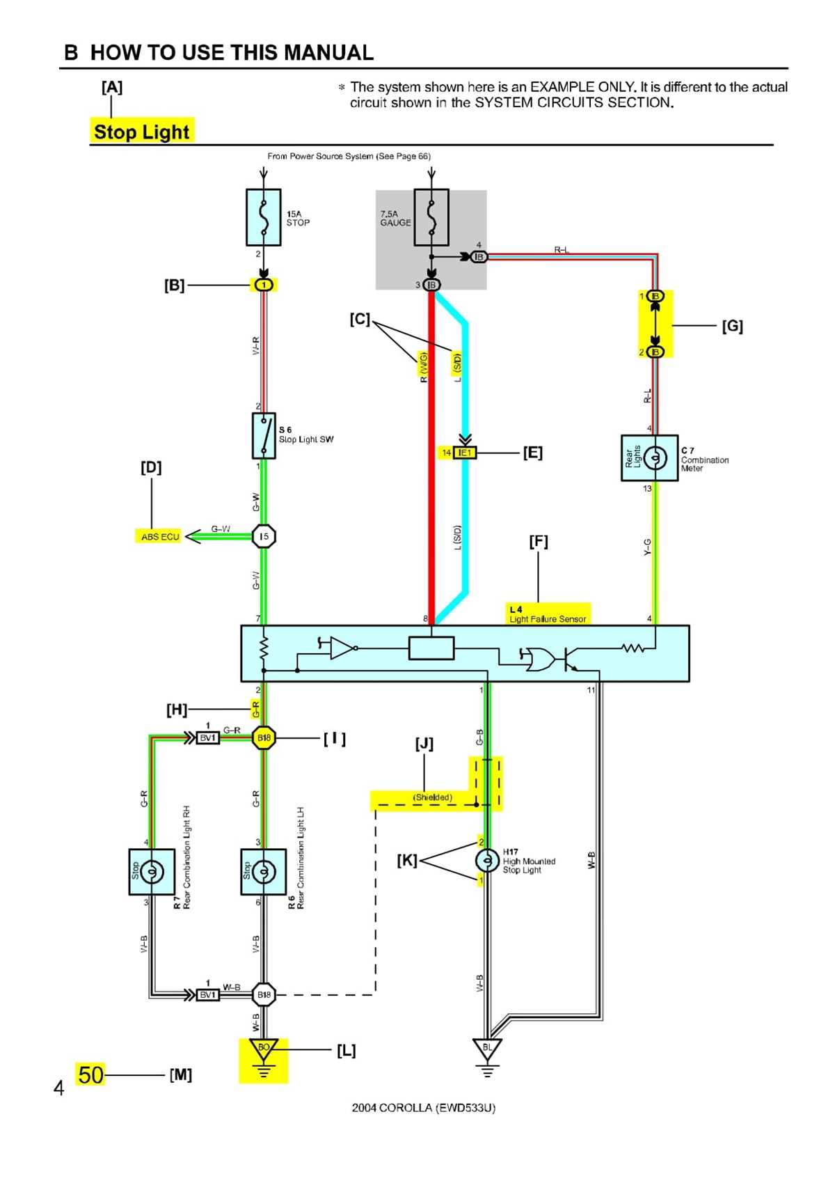 wiring diagram toyota corolla