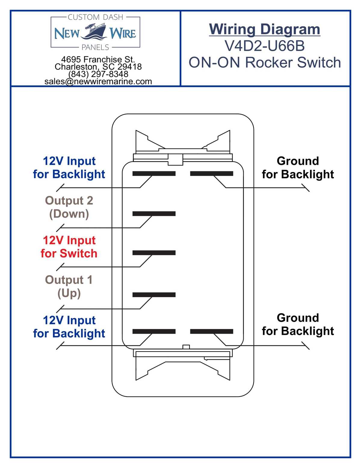 wiring rocker switch diagram