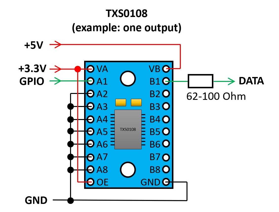wled esp32 wiring diagram