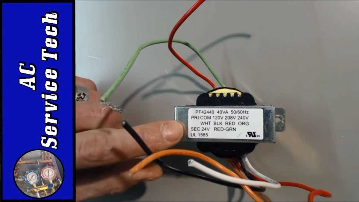furnace transformer wiring diagram