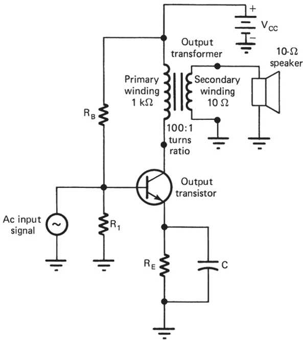 ac amplifier circuit diagram