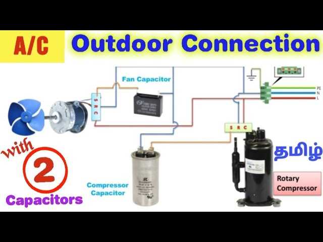 ac compressor capacitor wiring diagram ac compressor capacitor wiring diagram