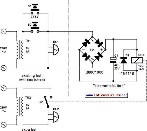 ac doorbell circuit diagram
