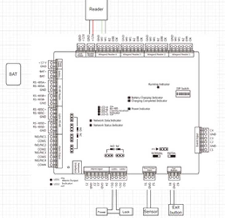 access control wiring diagram