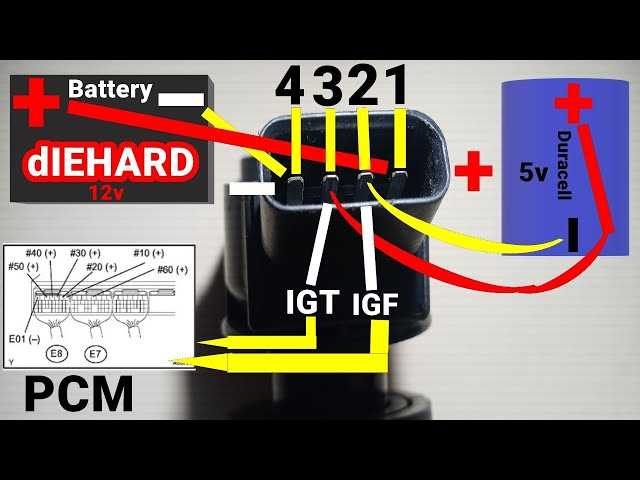 toyota ignition coil wiring diagram