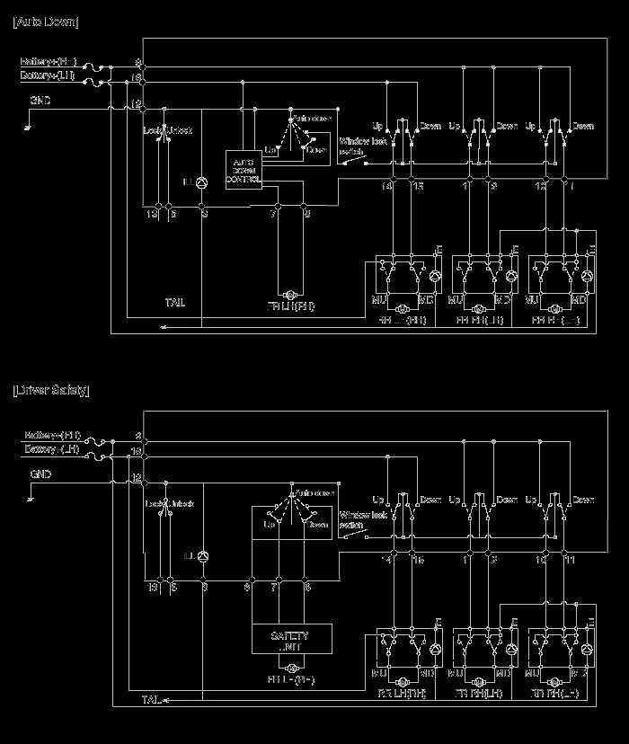 hyundai sonata power window switch schematic diagrams hyundai sonata power window switch schematic diagrams