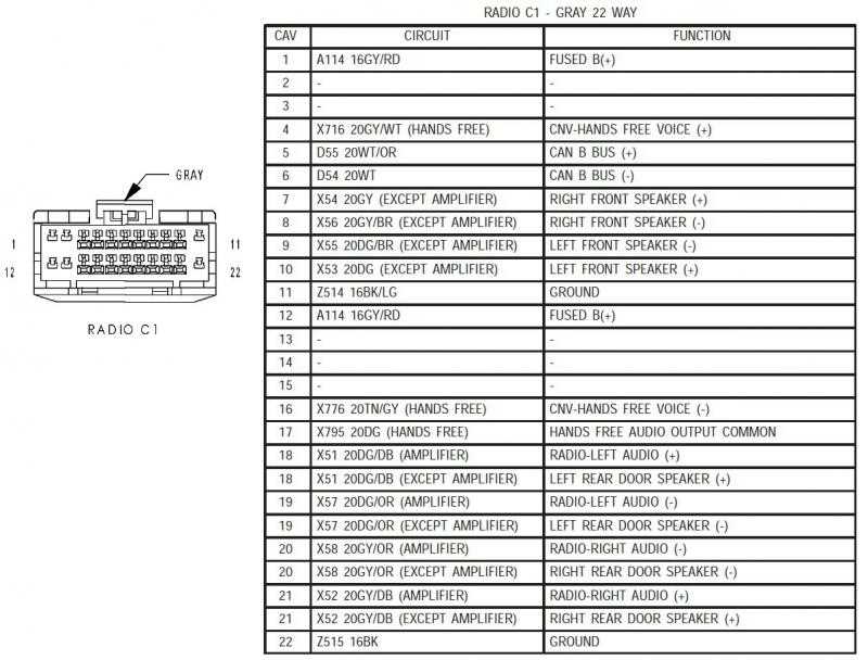 1999 dodge durango stereo wiring diagram