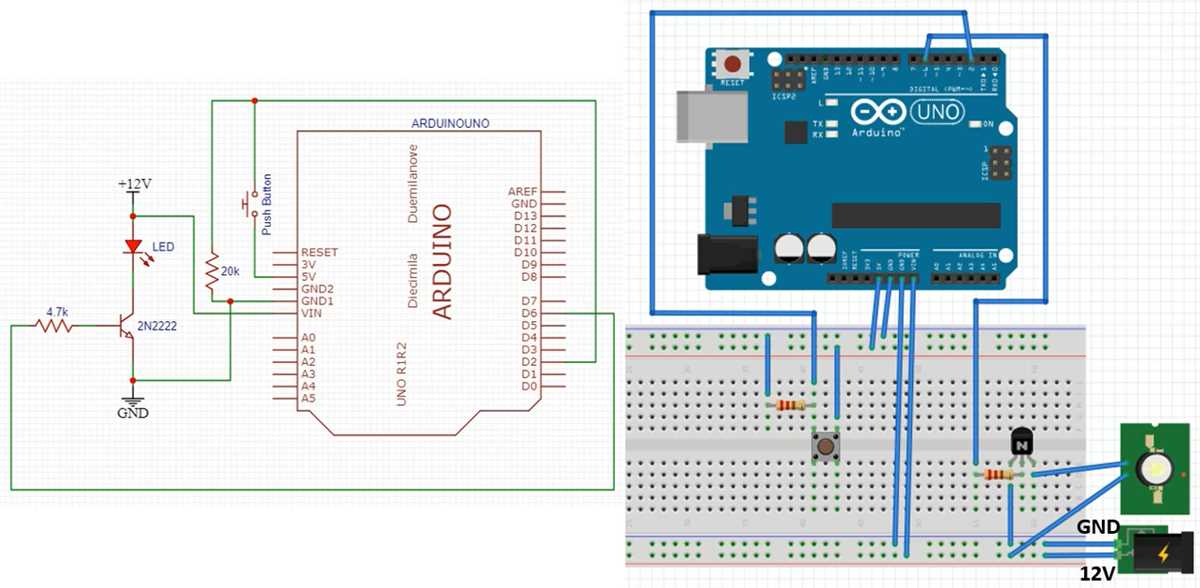 2n2222 transistor circuit diagram