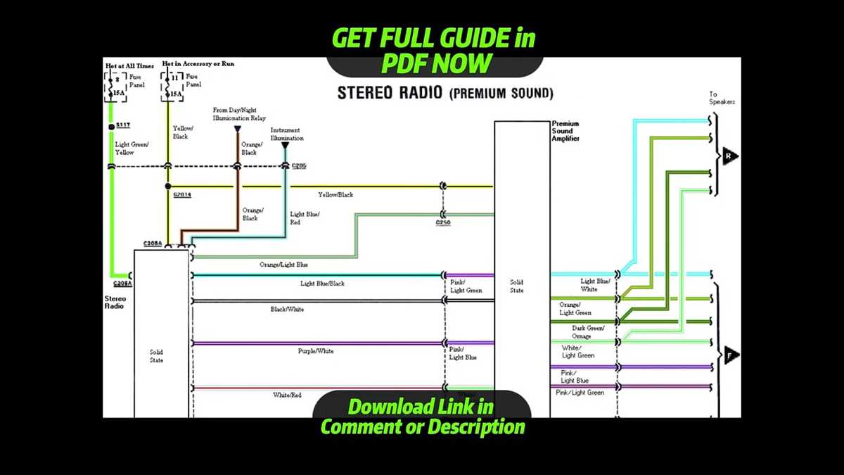 2001 mustang radio wiring diagram