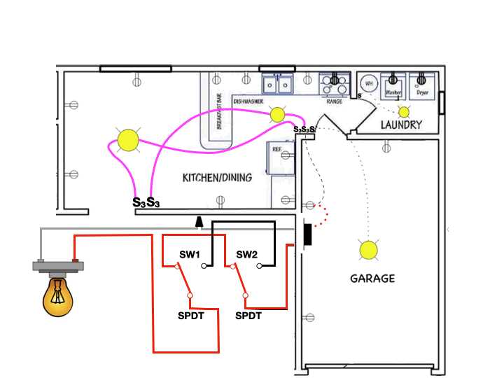 schematic circuit diagram of house wiring