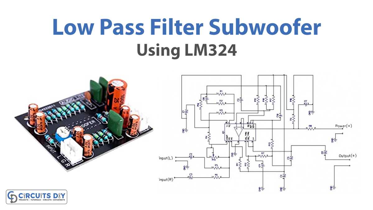 low pass filter circuit diagram for subwoofer