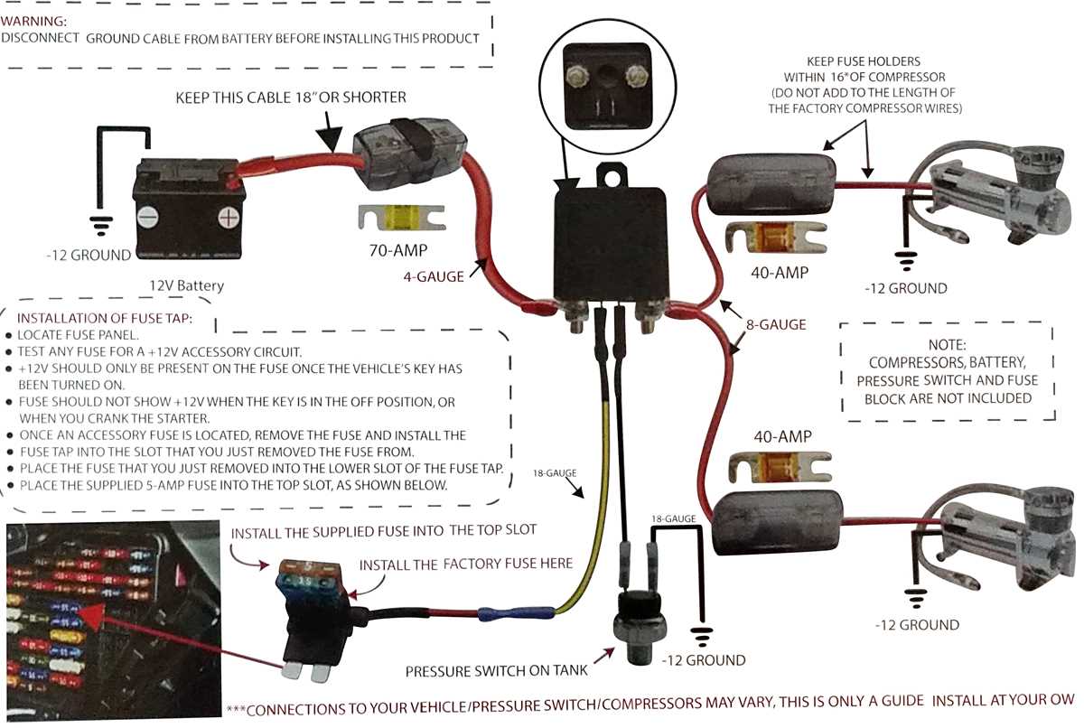 air lift wiring diagram