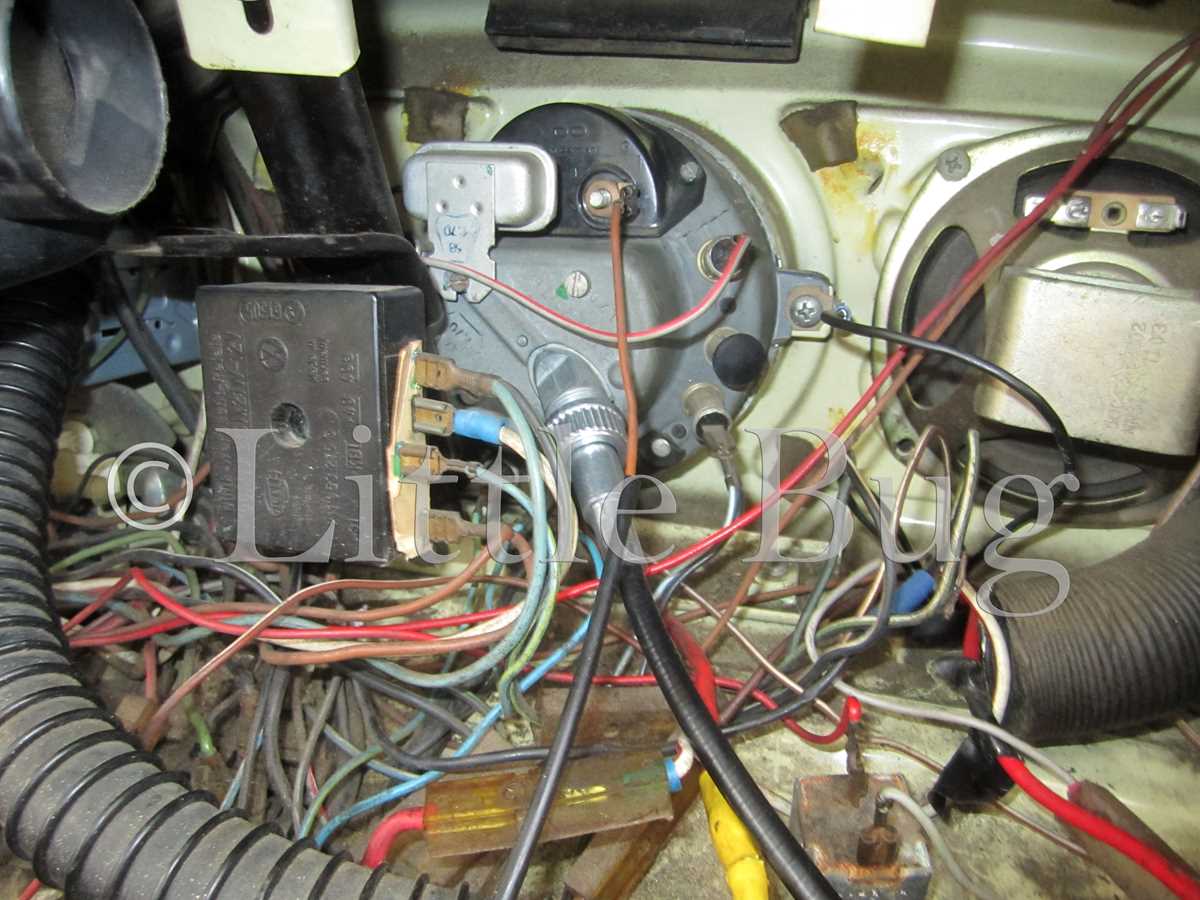 vw beetle wiring diagram 1970