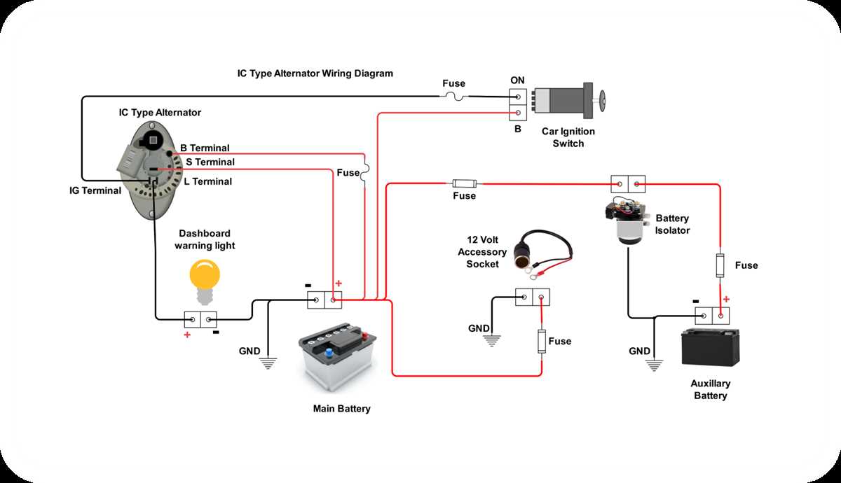 alternator avr circuit diagram