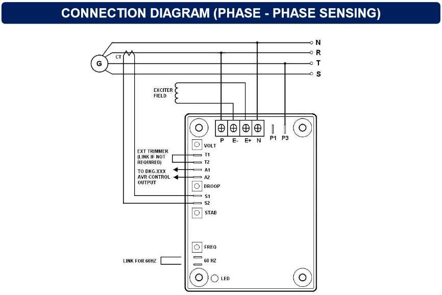 alternator avr circuit diagram