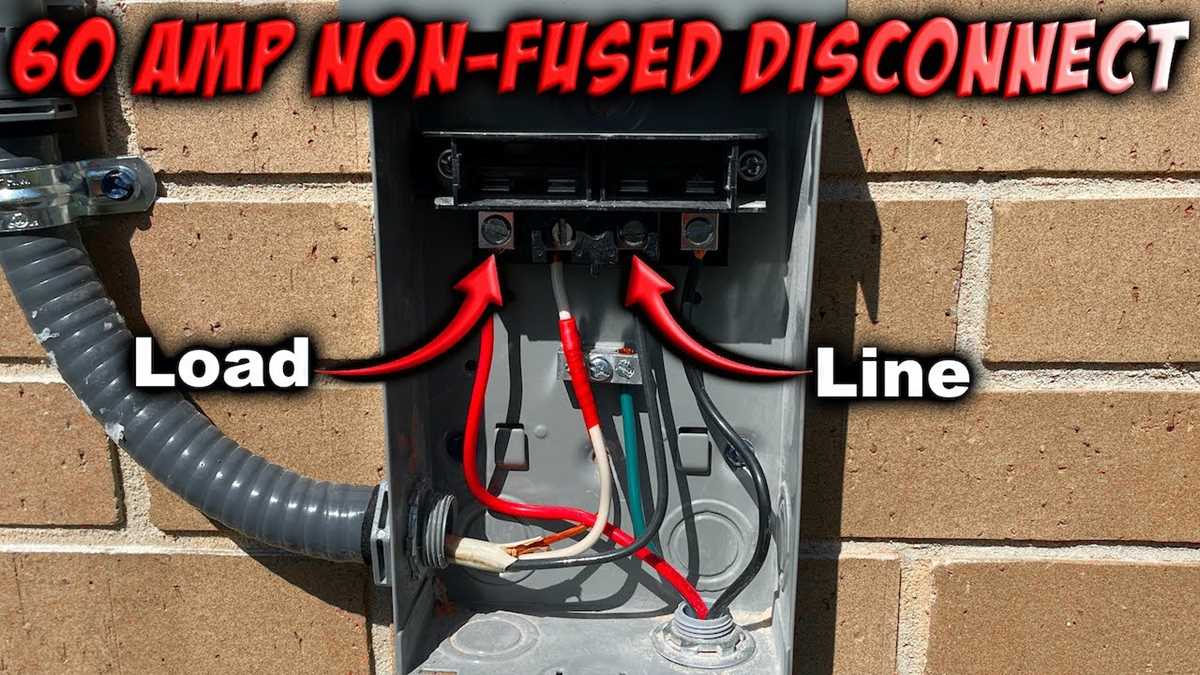 wiring diagram for ac disconnect