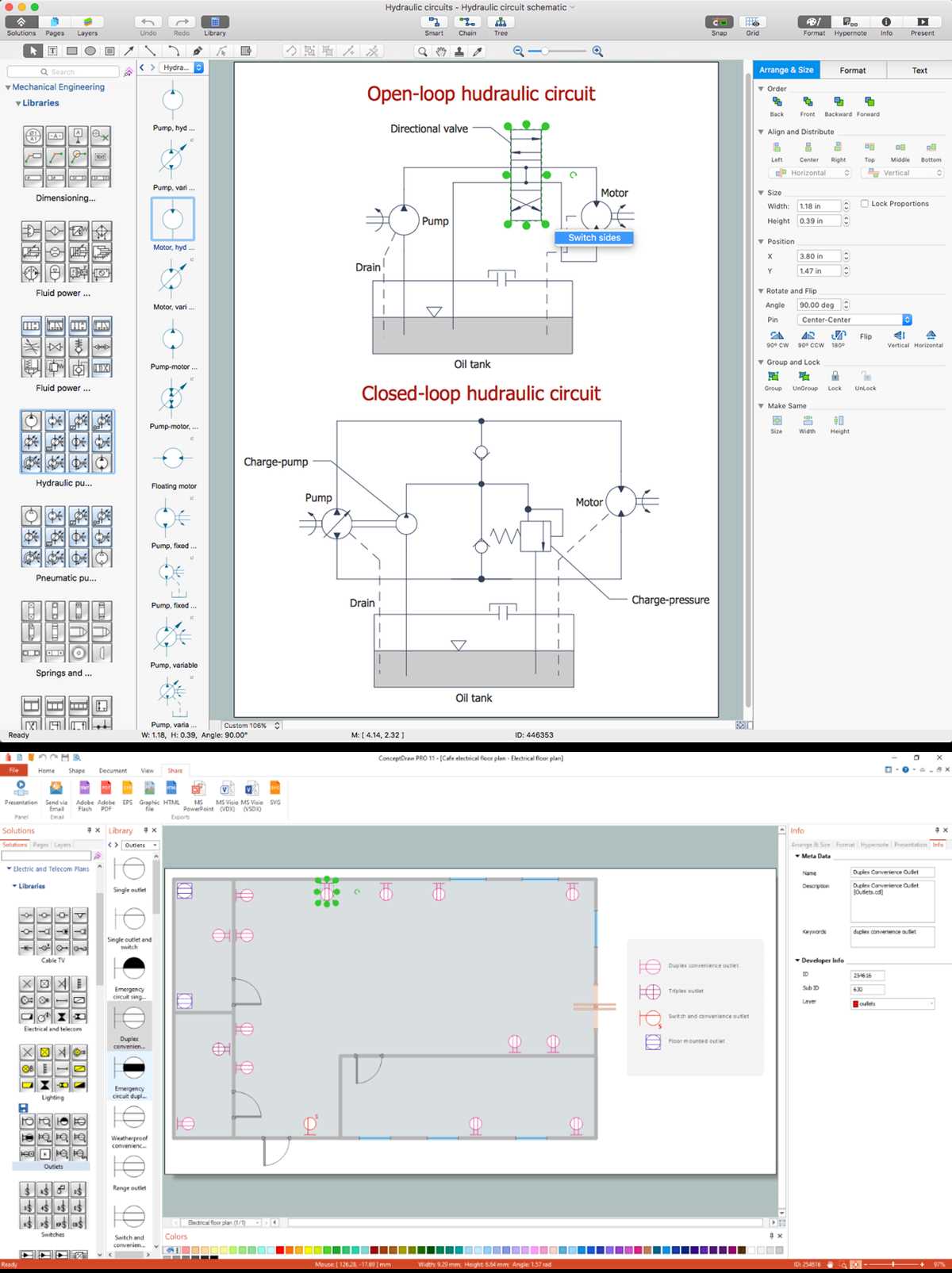 app for drawing circuit diagram
