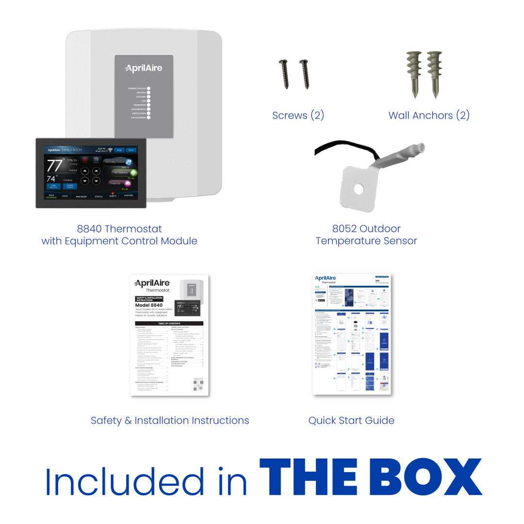 aprilaire thermostat wiring diagram