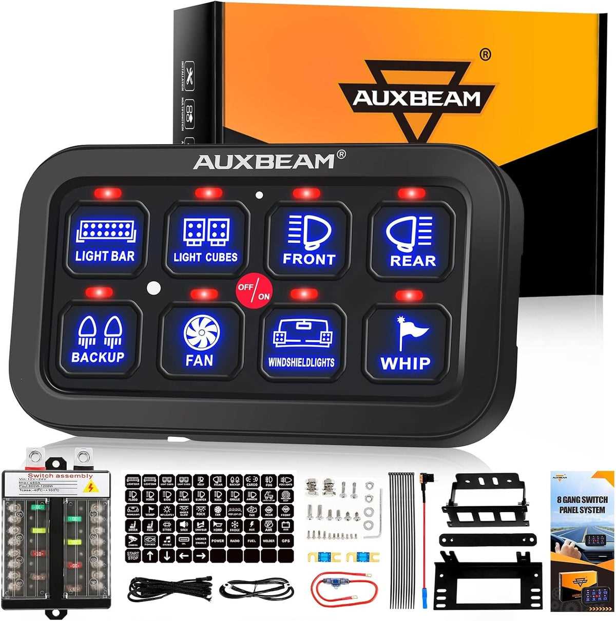 auxbeam switch panel wiring diagram