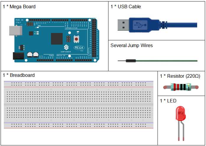 arduino led blink circuit diagram