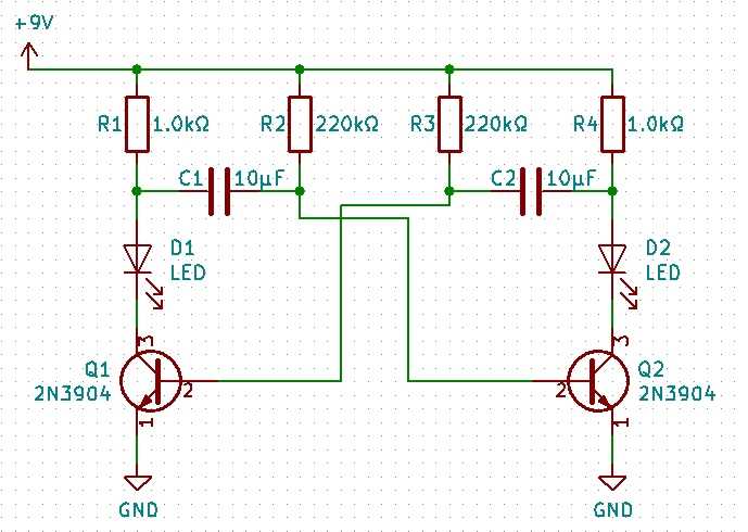 astable multivibrator circuit diagram