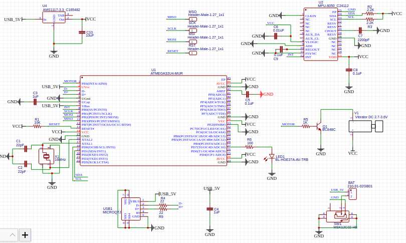 atmega32 schematic diagram