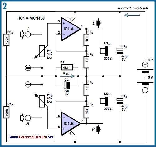 audio distribution amplifier schematic diagram