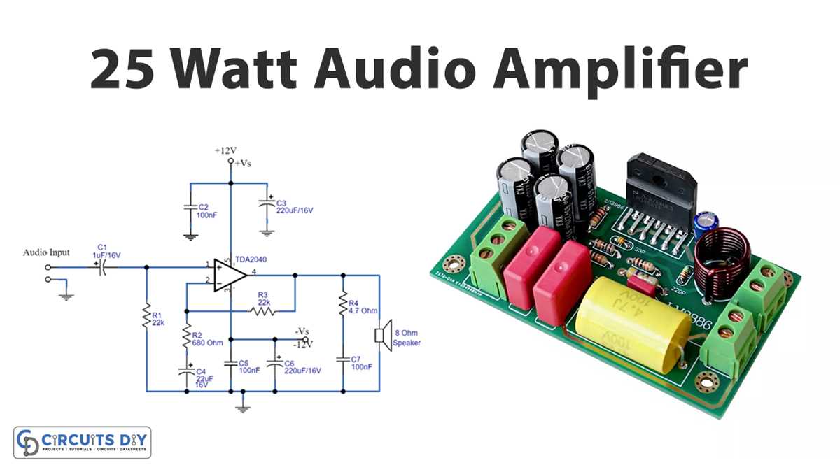 audio power amplifier circuit diagram