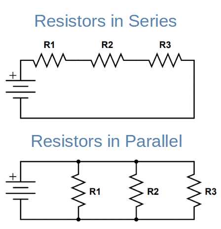 resistors in series schematic diagram