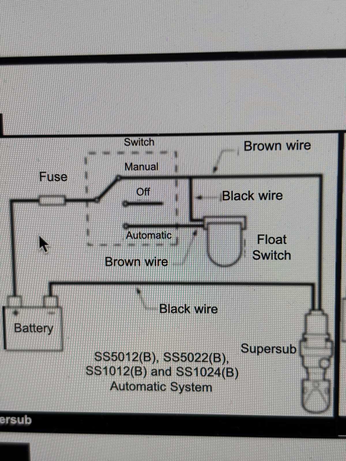 automatic 3 wire bilge pump wiring diagram