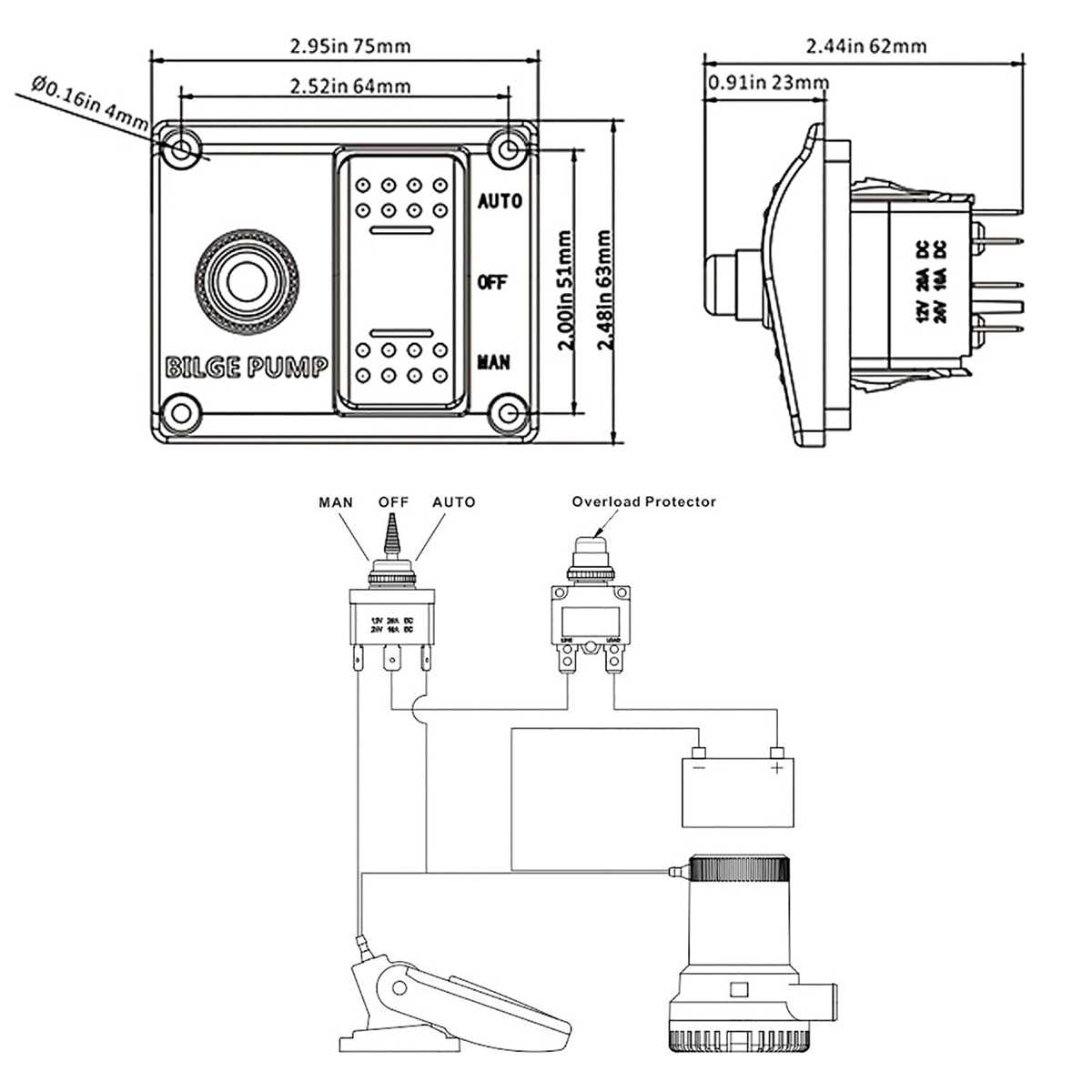 automatic bilge pump wiring diagram