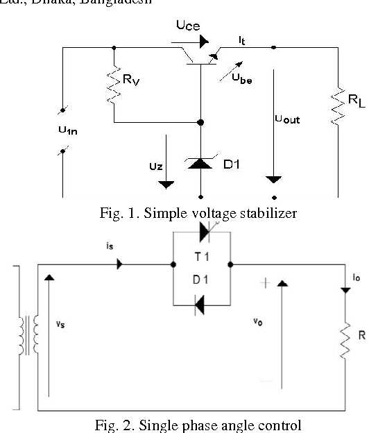 automatic voltage regulator for generator circuit diagram