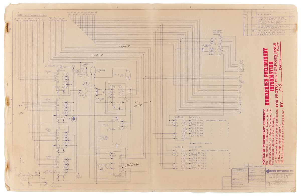 schematic diagram apple