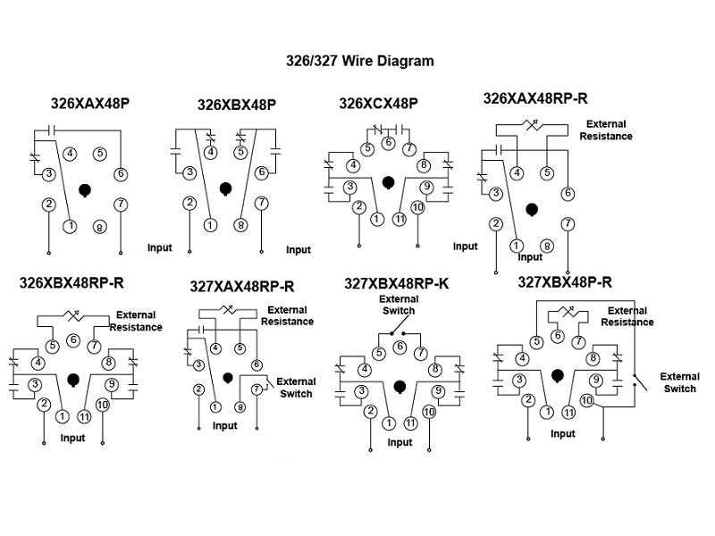 timer relay schematic diagram