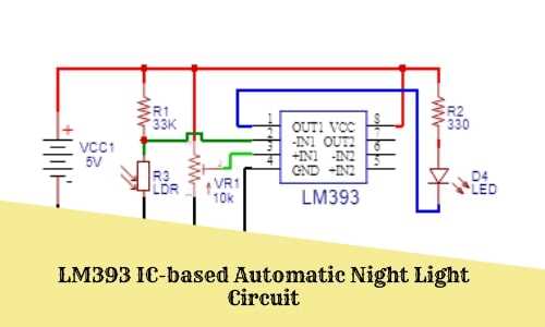 led night light circuit diagram