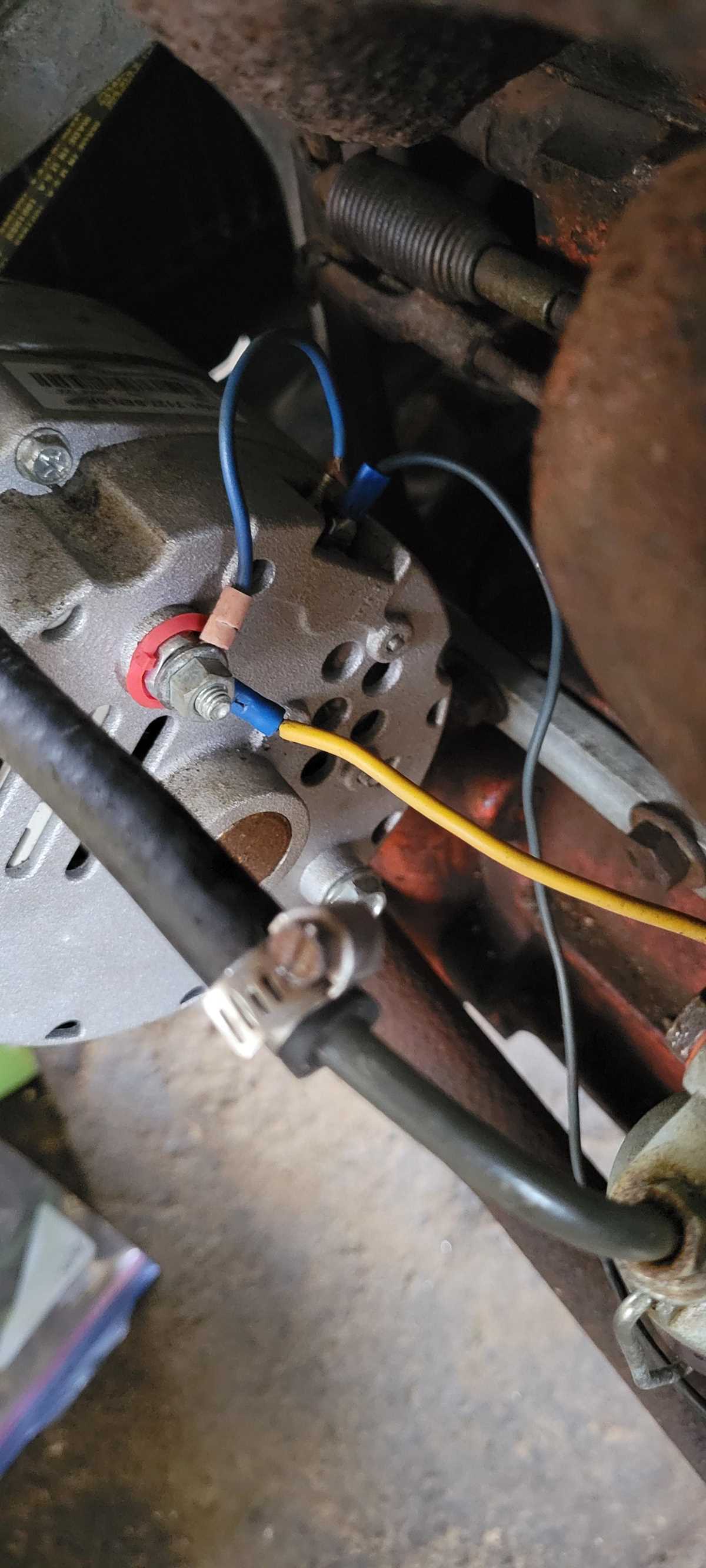 3 wire ford alternator regulator wiring diagram