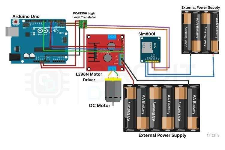 bidirectional dc motor speed controller circuit diagram