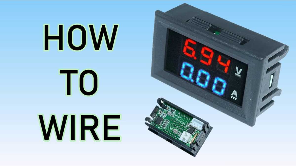 digital ampere meter circuit diagram