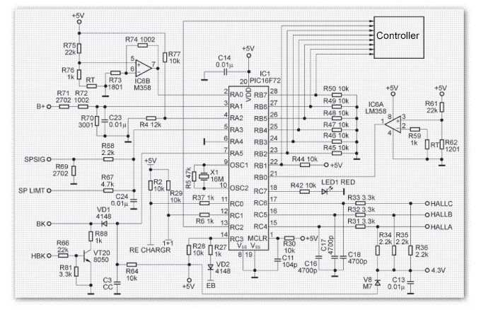 bldc motor circuit diagram