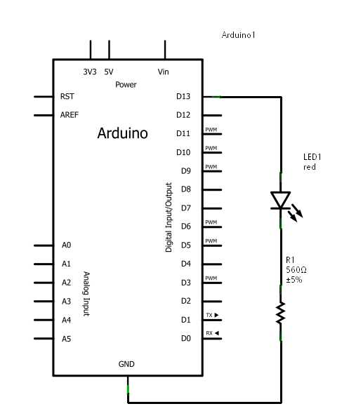 blinking light circuit diagram